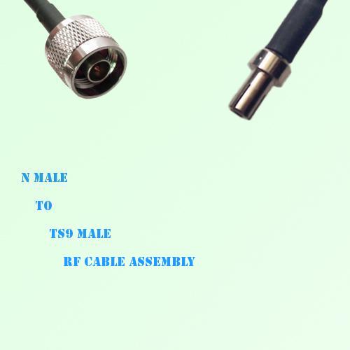 N Male to TS9 Male RF Cable Assembly