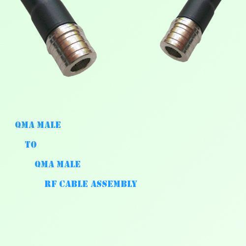 QMA Male to QMA Male RF Cable Assembly