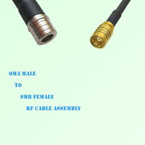 QMA Male to SMB Female RF Cable Assembly QMA Male to SMB Female RF Cable Assembly