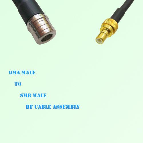 QMA Male to SMB Male RF Cable Assembly