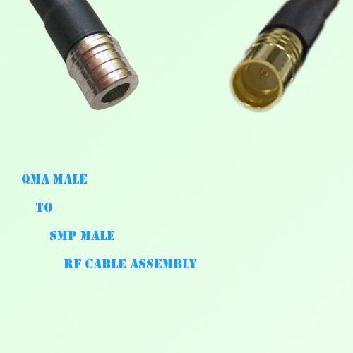 QMA Male to SMP Male RF Cable Assembly