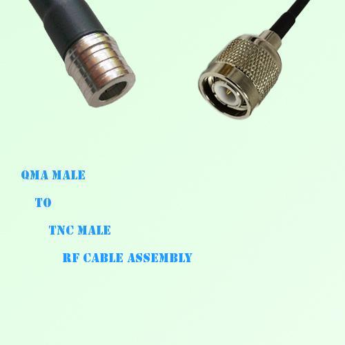 QMA Male to TNC Male RF Cable Assembly