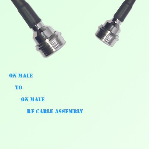 QN Male to QN Male RF Cable Assembly