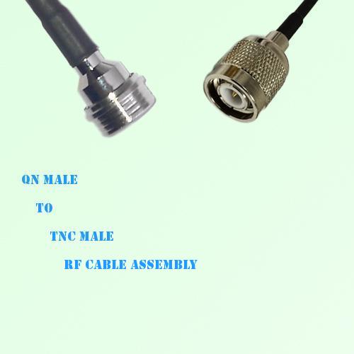 QN Male to TNC Male RF Cable Assembly