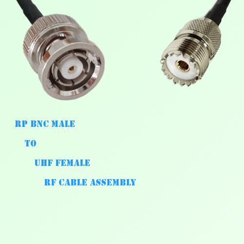 RP BNC Male to UHF Female RF Cable Assembly