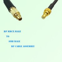 RP MMCX Male to SMB Male RF Cable Assembly RP MMCX Male to SMB Male RF Cable Assembly
