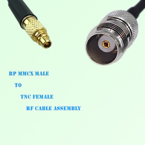 RP MMCX Male to TNC Female RF Cable Assembly