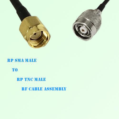 RP SMA Male to RP TNC Male RF Cable Assembly RP SMA Male to RP TNC Male RF Cable Assembly