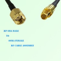 RP SMA Male to SSMA Female RF Cable Assembly RP SMA Male to SSMA Female RF Cable Assembly