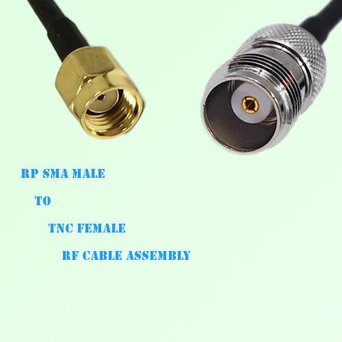 RP SMA Male to TNC Female RF Cable Assembly
