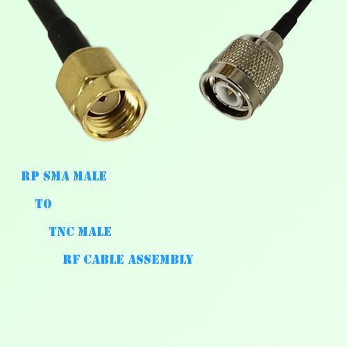 RP SMA Male to TNC Male RF Cable Assembly