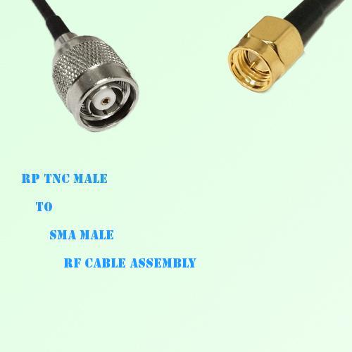 RP TNC Male to SMA Male RF Cable Assembly RP TNC Male to SMA Male RF Cable Assembly