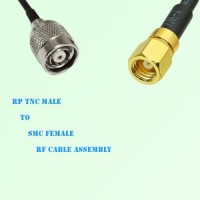 RP TNC Male to SMC Female RF Cable Assembly RP TNC Male to SMC Female RF Cable Assembly