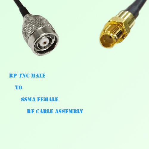 RP TNC Male to SSMA Female RF Cable Assembly