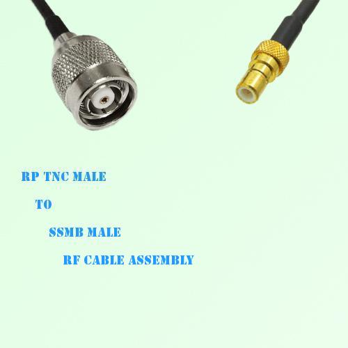 RP TNC Male to SSMB Male RF Cable Assembly RP TNC Male to SSMB Male RF Cable Assembly