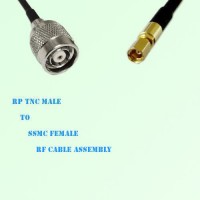 RP TNC Male to SSMC Female RF Cable Assembly