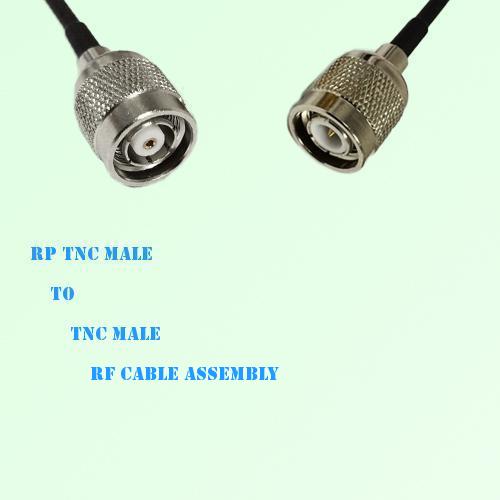 RP TNC Male to TNC Male RF Cable Assembly