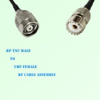 RP TNC Male to UHF Female RF Cable Assembly RP TNC Male to UHF Female RF Cable Assembly
