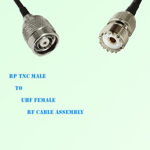 RP TNC Male to UHF Female RF Cable Assembly