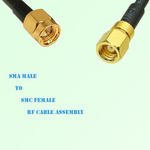 SMA Male to SMC Female RF Cable Assembly