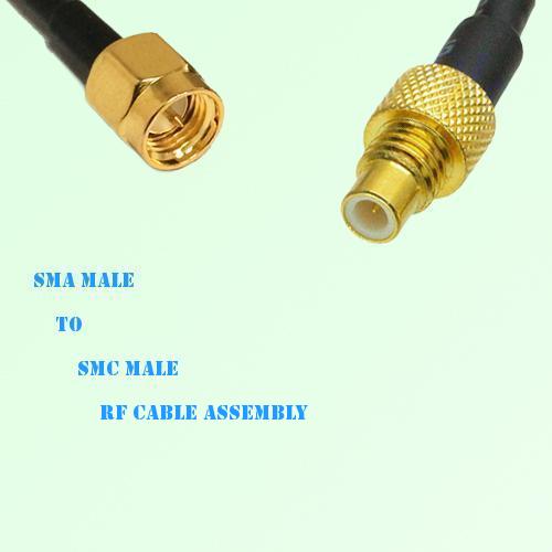SMA Male to SMC Male RF Cable Assembly