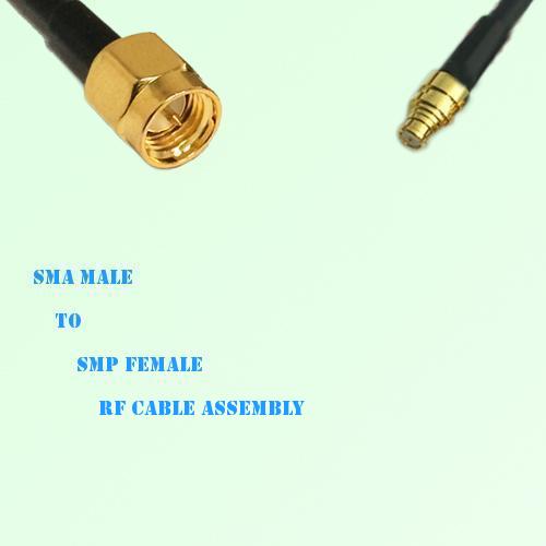 SMA Male to SMP Female RF Cable Assembly