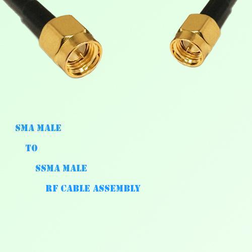 SMA Male to SSMA Male RF Cable Assembly