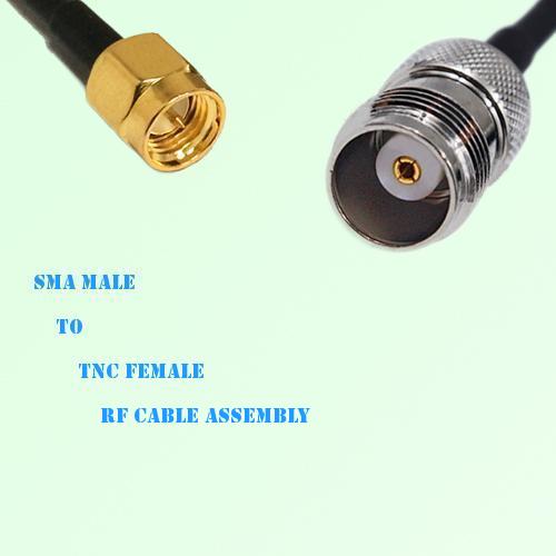 SMA Male to TNC Female RF Cable Assembly