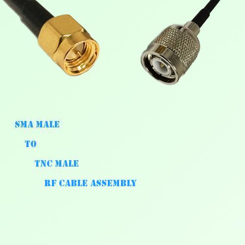 SMA Male to TNC Male RF Cable Assembly