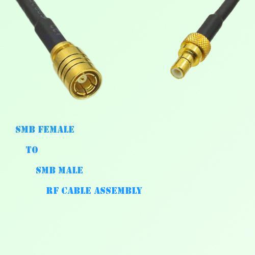 SMB Female to SMB Male RF Cable Assembly
