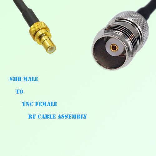SMB Male to TNC Female RF Cable Assembly