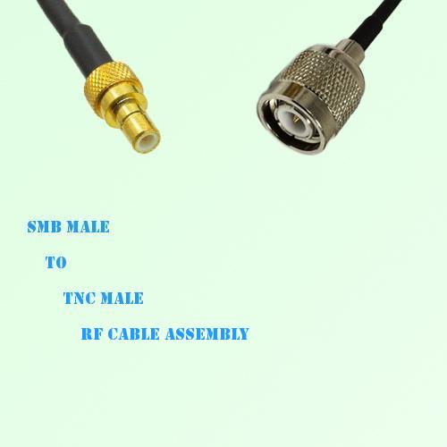 SMB Male to TNC Male RF Cable Assembly