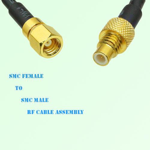 SMC Female to SMC Male RF Cable Assembly