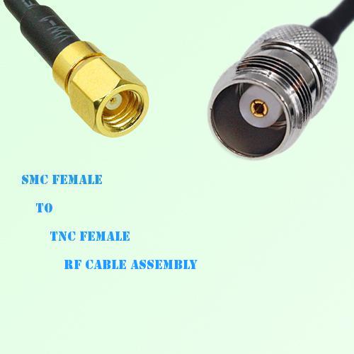 SMC Female to TNC Female RF Cable Assembly