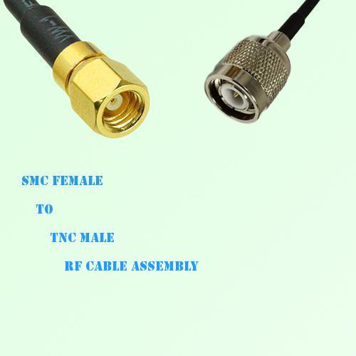 SMC Female to TNC Male RF Cable Assembly