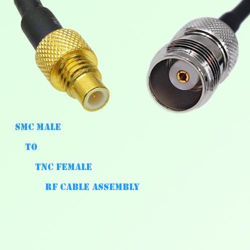 SMC Male to TNC Female RF Cable Assembly