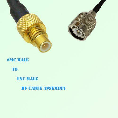 SMC Male to TNC Male RF Cable Assembly