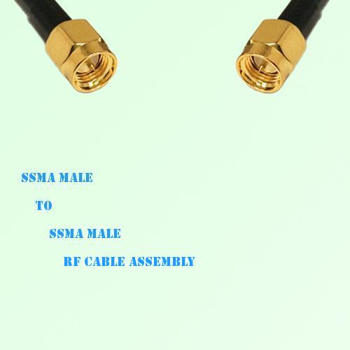 SSMA Male to SSMA Male RF Cable Assembly
