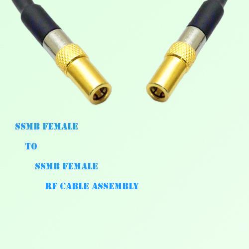 SSMB Female to SSMB Female RF Cable Assembly