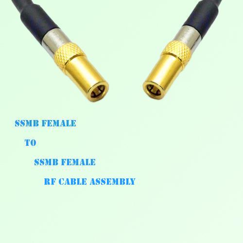 SSMB Female to SSMB Female RF Cable Assembly SSMB Female to SSMB Female RF Cable Assembly