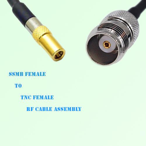 SSMB Female to TNC Female RF Cable Assembly