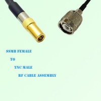 SSMB Female to TNC Male RF Cable Assembly