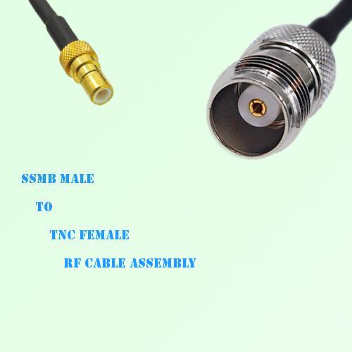 SSMB Male to TNC Female RF Cable Assembly