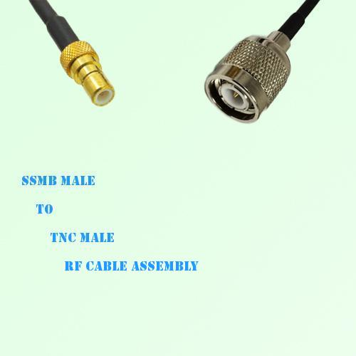 SSMB Male to TNC Male RF Cable Assembly