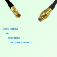 SSMC Female to SSMC Male RF Cable Assembly SSMC Female to SSMC Male RF Cable Assembly