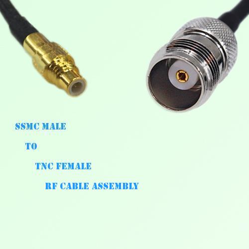SSMC Male to TNC Female RF Cable Assembly