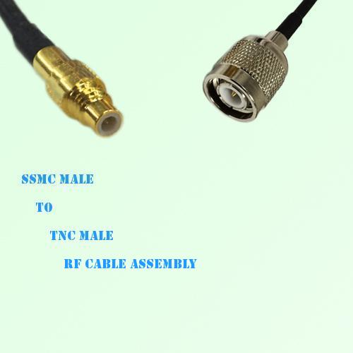 SSMC Male to TNC Male RF Cable Assembly