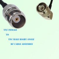 TNC Female to TNC Male Right Angle RF Cable Assembly