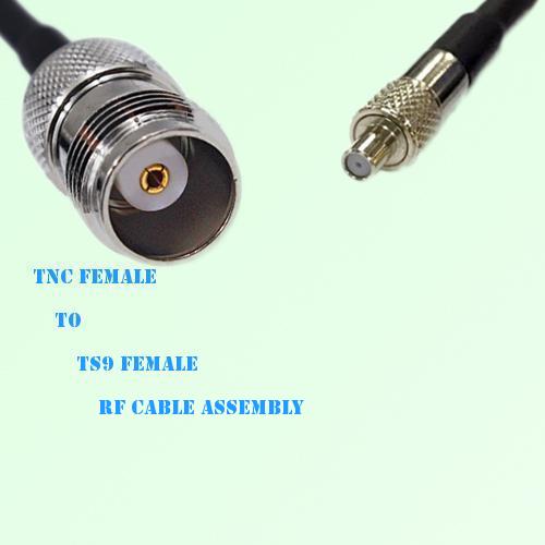 TNC Female to TS9 Female RF Cable Assembly