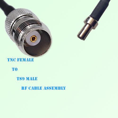 TNC Female to TS9 Male RF Cable Assembly